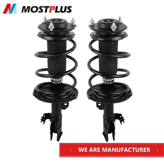 MOSTPLUS Pair Front Complete Shock Struts Assembly for 2012-2017 Toyota Camry Sedan FWD