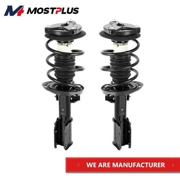 MOSTPLUS Pair Front Complete Shocks Struts Assembly for 2008-14 Mercedes C300 AWD 1333760
