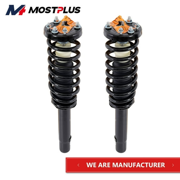 MOSTPLUS Pair Front Complete Struts Shocks w/ Coil Springs for 2004-2008 Acura TL 272322
