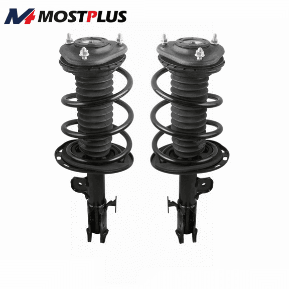 MOSTPLUS Pair Front Complete Struts w/ Coil Springs Assembly for 2006-2012 Toyota RAV4