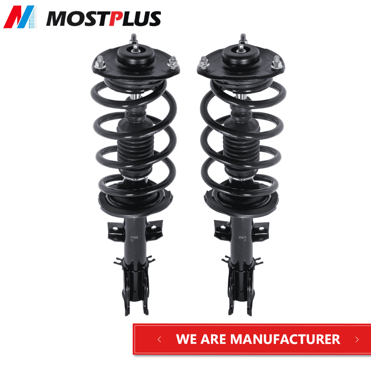MOSTPLUS Pair Front Quick Complete Struts Assembly for 2010-2012 Hyundai Santa Fe