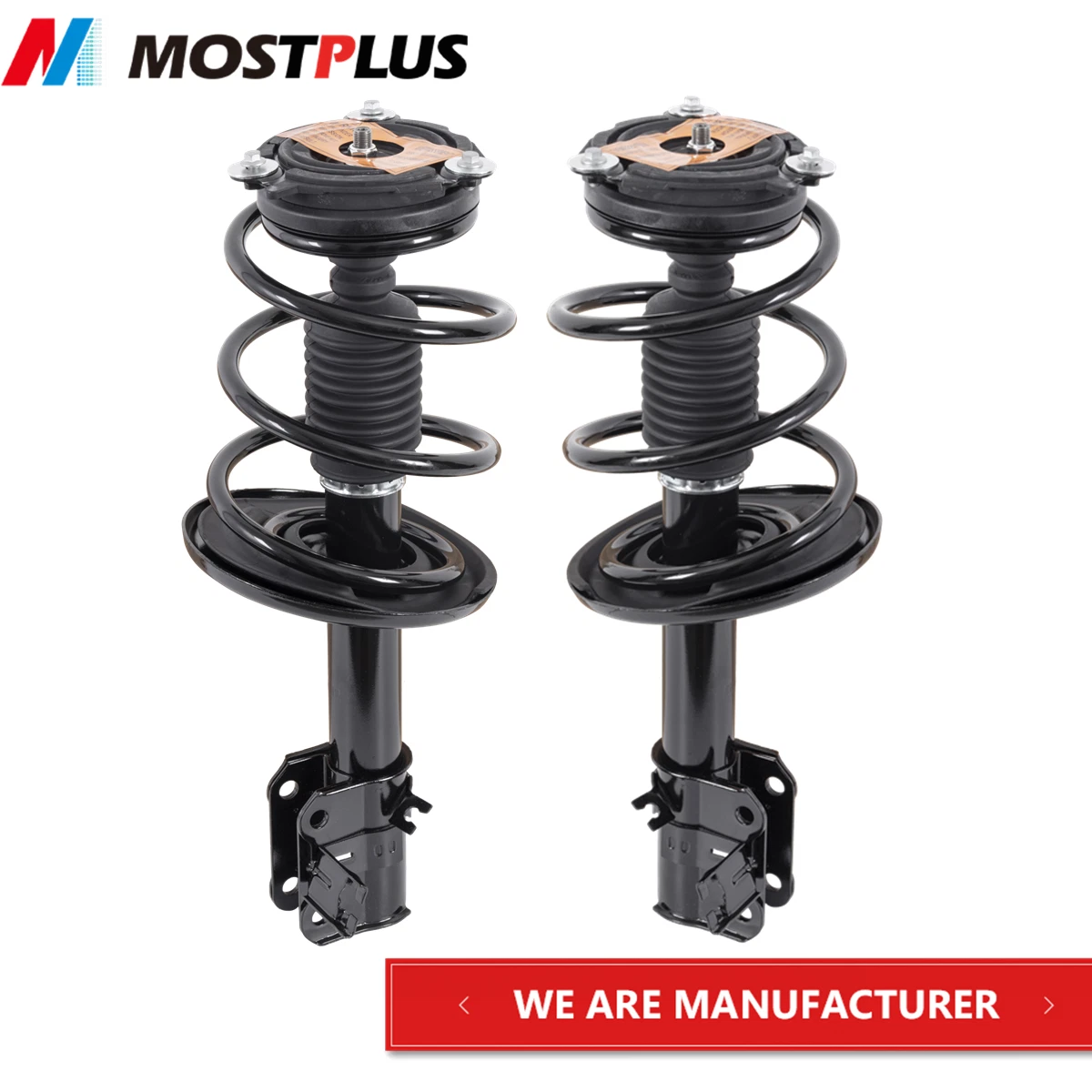 MOSTPLUS Pair Front Shock Struts w/ Coil Spring Assembly for 2013-2018 Nissan Altima