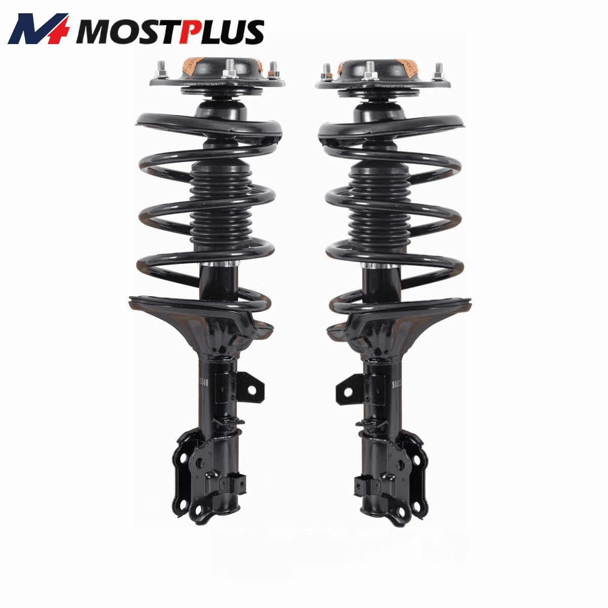 MOSTPLUS Pair Front Shock Struts w/ Coil Springs Assembly for 2004-2009 Kia Spectra