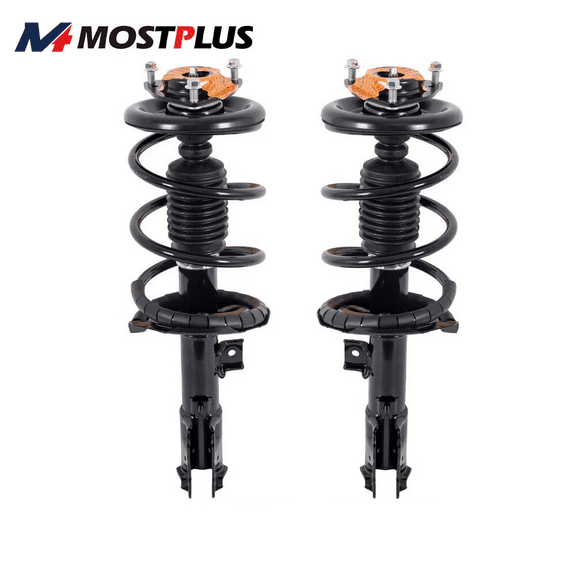 MOSTPLUS Pair Front Shocks Struts & Springs Assembly for 2008-2011 Mitsubishi Lancer DE ES