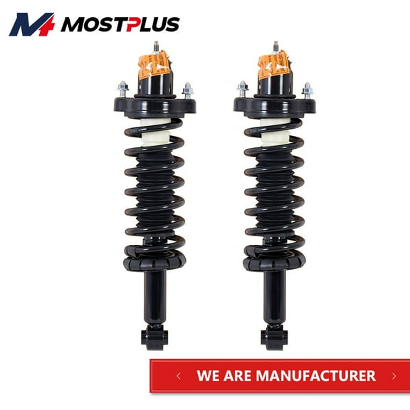 MOSTPLUS Pair Rear Complete Struts Shock Absorbers for 2008-2010 Mitsubishi Lancer DE ES