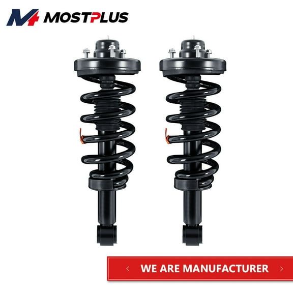 MOSTPLUS Pair Rear Shock Struts Coil Spring for Ford Expedition Lincoln Navigator