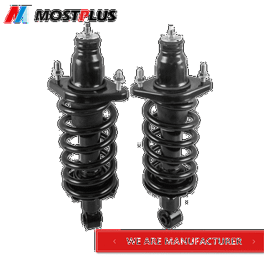 MOSTPLUS Pair Rear Shock Struts Coil Springs LH & RH for 2007-2011 Honda CRV 4WD AWD FWD
