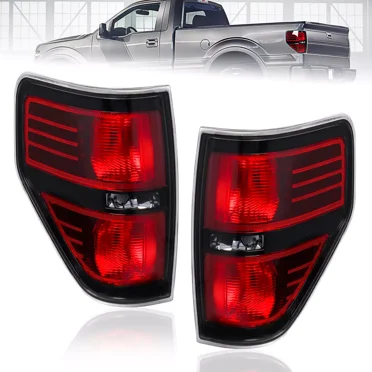 MOSTPLUS Pair Rear Tail Lights Brake Lamps Assembly for 2009-2014 Ford F-150 Pickup Truck