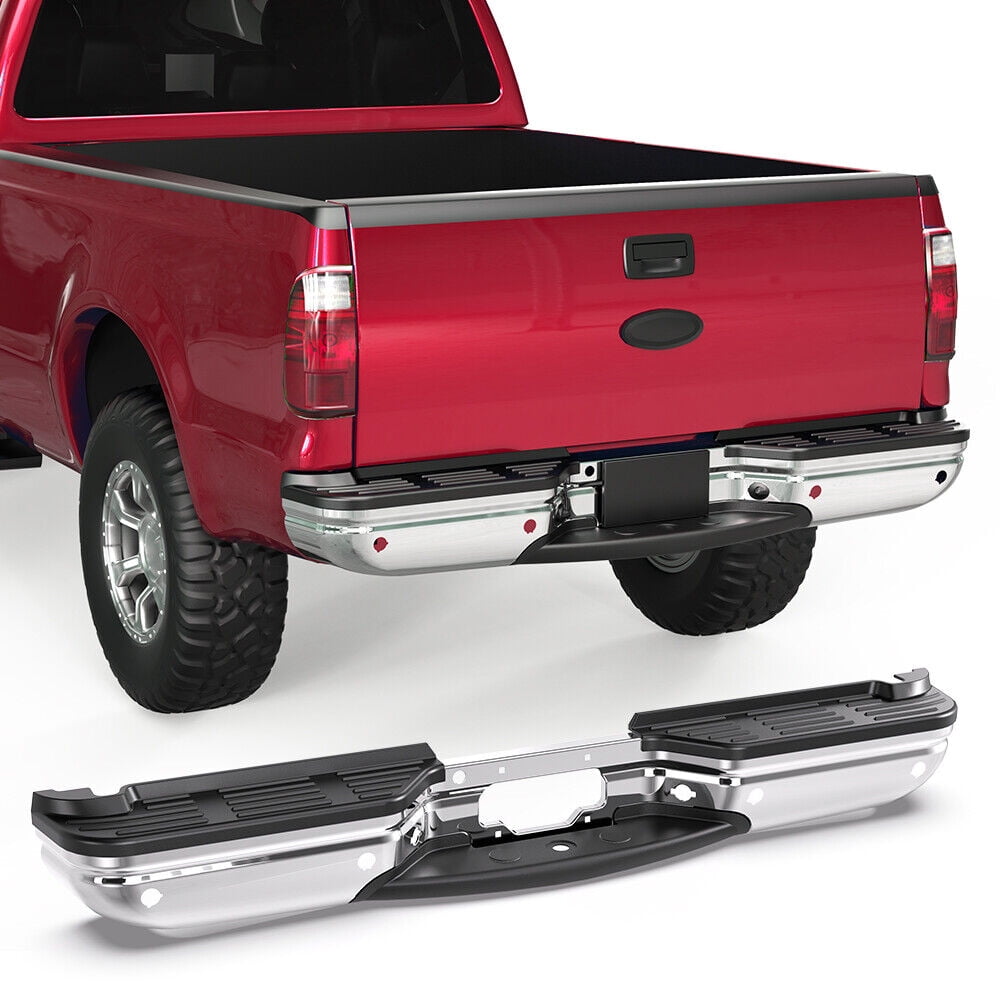 Rear Step Bumper Assembly For 1999-2007 Ford F250 F350 Super Duty without Holes