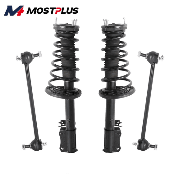 MOSTPLUS Rear Shocks Absorbers Strut w/ Sway Bar for 2006-2012 Toyota Camry Avalon ES350