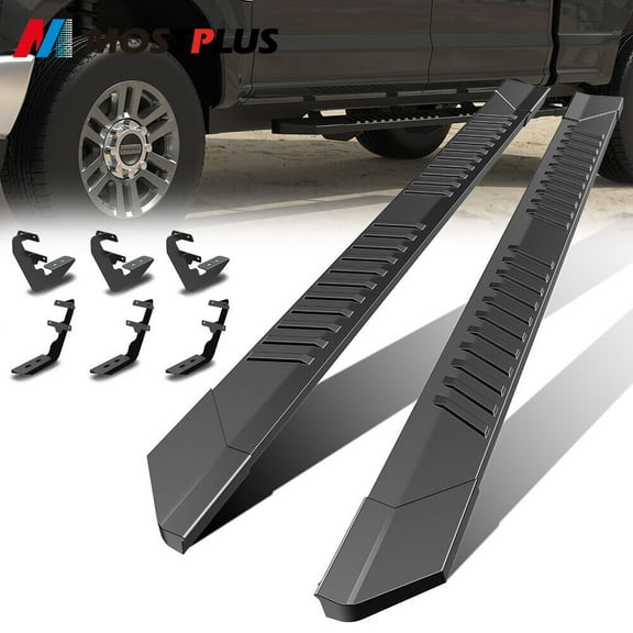 MOSTPLUS Running Boards Side Steps Nerf Bar for 2017-2024 Ford F250 Superduty Crew Cab