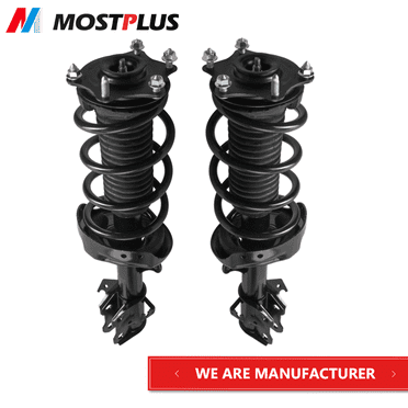 MOSTPLUS Set 2 Front Complete Shocks Struts Assembly for 2007-2014 Honda CR-V CRV 2.4L