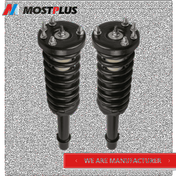 MOSTPLUS Set(2) Front Complete Struts Assembly w/ Coil Spring for 2003-2007 Honda Accord