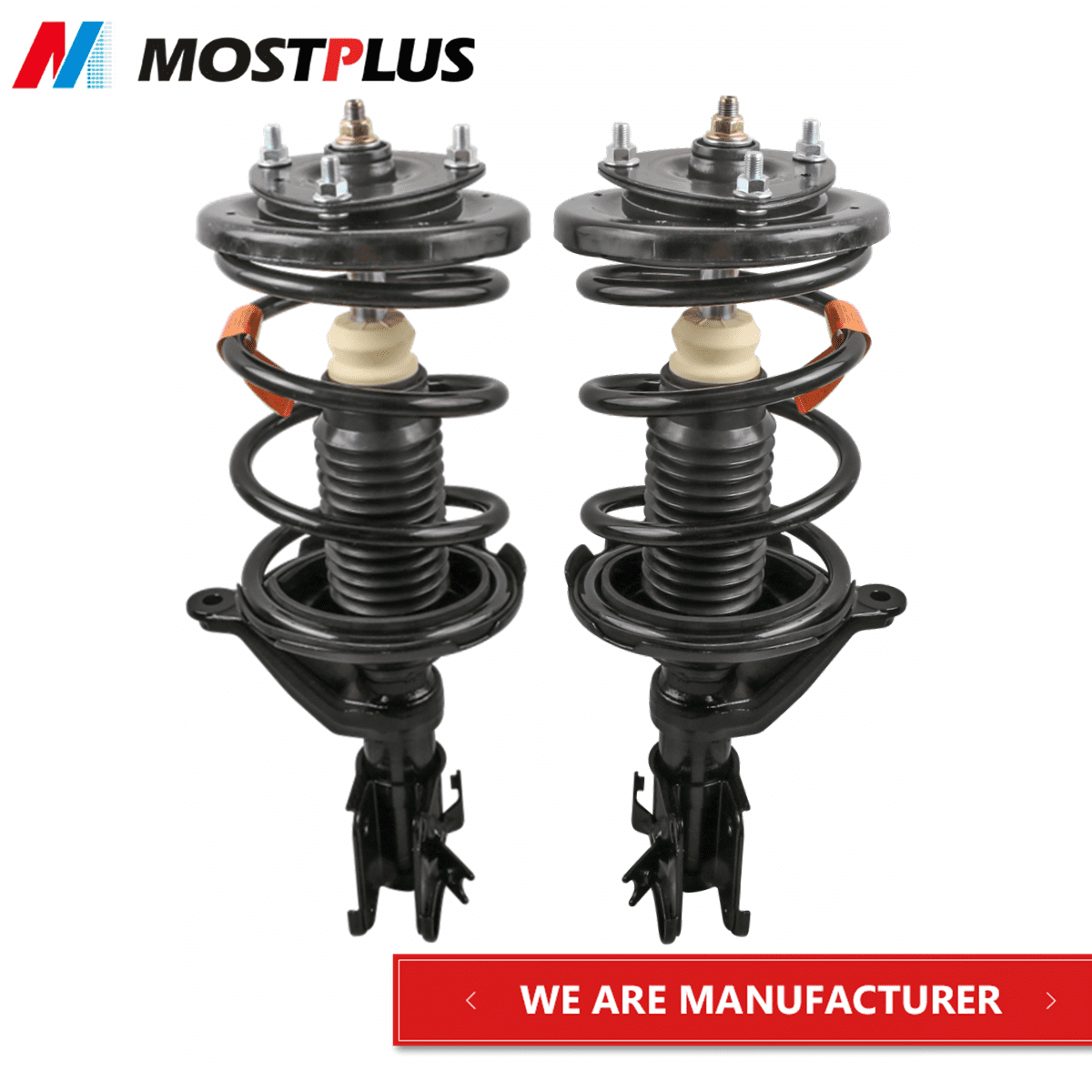 MOSTPLUS Set 2 Front Shock Struts Absorbers for 2001-2005 Honda Civic 2001-2003 Acura EL