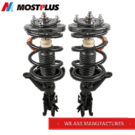 MOSTPLUS Set 2 Front Shock Struts Absorbers for 2001-2005 Honda Civic 2001-2003 Acura EL