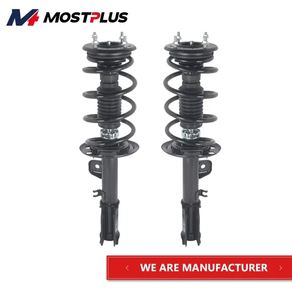 MOSTPLUS Set(2) Front Shock Struts w/ Coil Spring for 2013-2019 Ford Explorer 3.5L AWD