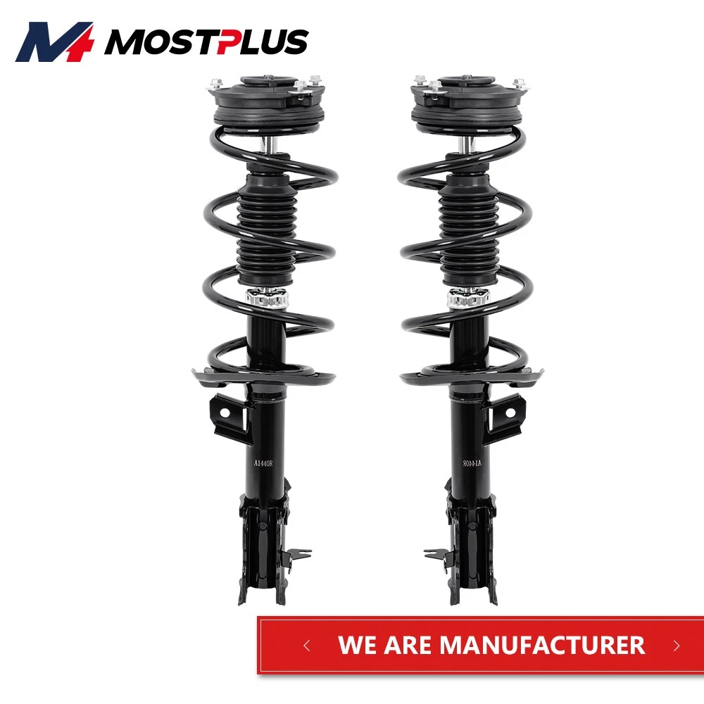 MOSTPLUS Set(2) Front Shocks Struts Assembly for 2012-13 Nissan Rogue 2014-15 Select FWD