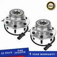 thumbnail image 1 of MOSTPLUS Set(2) Front Wheel Hub Bearing Assembly w/ ABS for Chevy GMC Truck 4WD AWD, 1 of 6