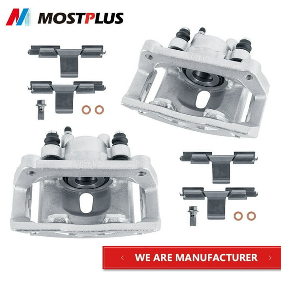 MOSTPLUS Set(2) Rear Brake Calipers w/ Brackets for Dodge Ram 1500 Durango Chrysler Aspen