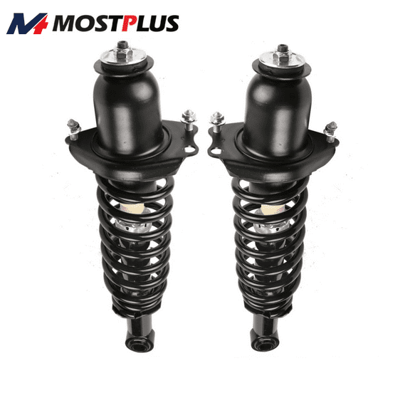 MOSTPLUS Set(2) Rear Complete Shock Struts w/ Coil Springs for 2003-2008 Toyota Corolla