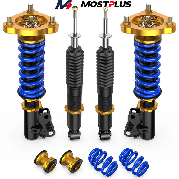 MOSTPLUS Set(4) Coilovers Struts for 2006-2011 Acura CSX Honda Civic FD1 FD2 FD7 FA1 FG1 FG2 FA5