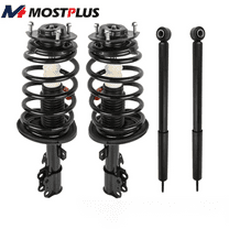 MOSTPLUS Set 4 Complete Struts Shock Absorbers for 2004-2010 Toyota Sienna Front & Rear