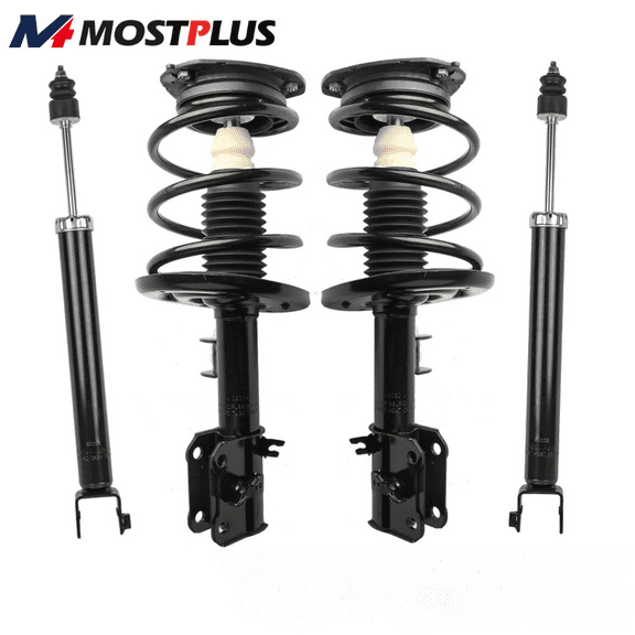 MOSTPLUS Set 4 Front&Rear Complete Strut Shock Absorbers for 2007-2012 Nissan Altima 2.5L