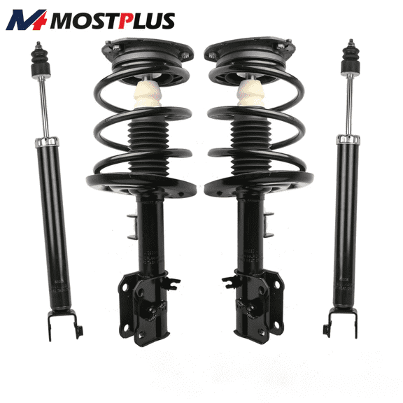 MOSTPLUS 4PCS Front & Rear Complete Strut Shock Absorbers for 2008-2012 Nissan Altima 2.5L