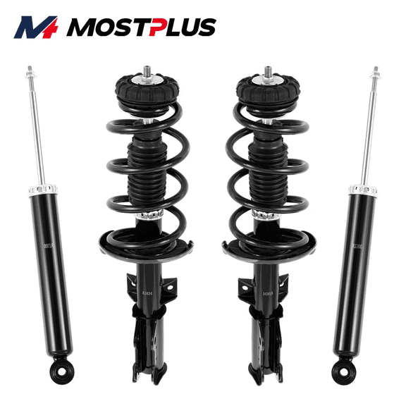 MOSTPLUS Set(4) Front Rear Complete Struts Shocks Assembly for 2010-2016 Cadillac SRX