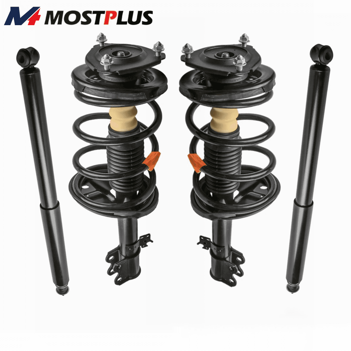 MOSTPLUS Set(4) Front & Rear Shock Absorbers Struts Assembly for 2001-2005 Toyota RAV4 AWD