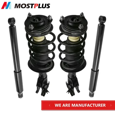 MOSTPLUS Set 4 Front & Rear Complete Struts Shocks for 2006-2011 Acura CSX Honda Civic