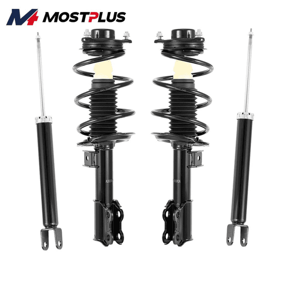MOSTPLUS Set(4) Front+Rear Shock Struts Coil Spring Assembly For 11-14 Sonata Kia Optima