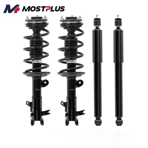 MOSTPLUS Set(4) Front Rear Shock Struts w/ Coil Spring Assembly for 2013-2015 Honda Civic