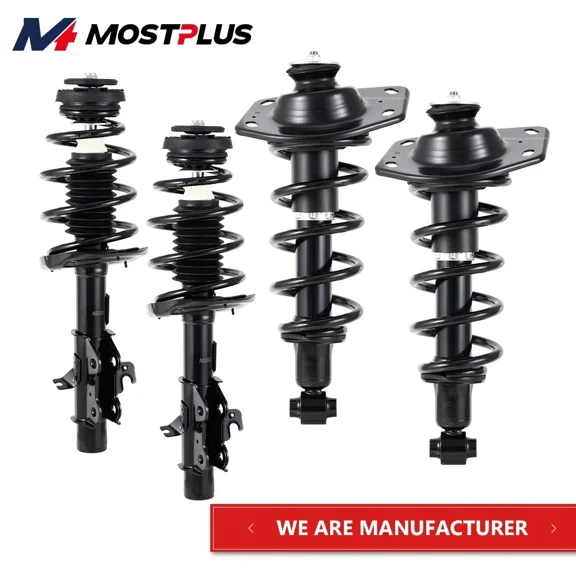 MOSTPLUS Set(4) Front Rear Shocks Strut for 10-15 Chevy Camaro V6 3.6L Coupe Convertible