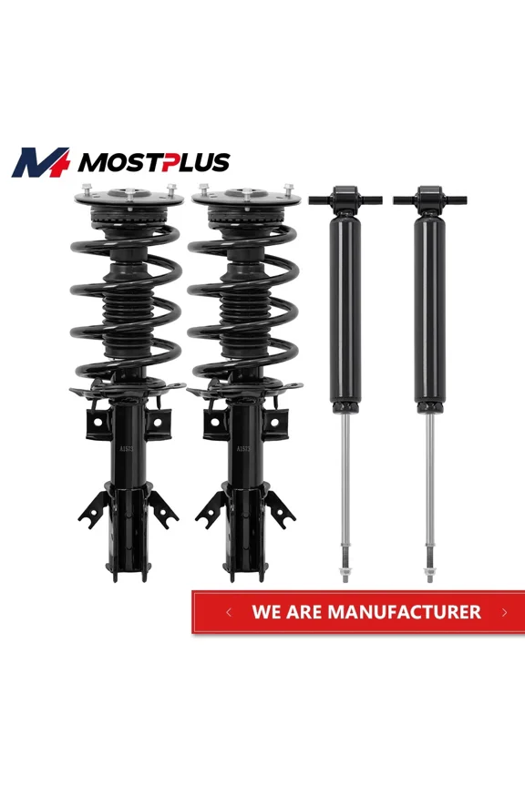 Set(4) Front+Rear Shocks Struts Assembly for 2013-2020 Ford Fusion 1.5L 2.5L FWD