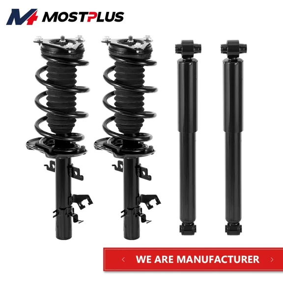 MOSTPLUS Set(4) Front Rear Shocks Struts Assembly for 2015-17 Nissan Rogue 2017-20 Sport