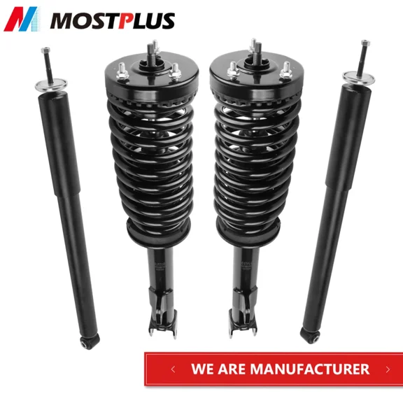 MOSTPLUS Set(4) Front Rear Shocks Struts Assembly for Dodge Charger Magnum Chrysler 300