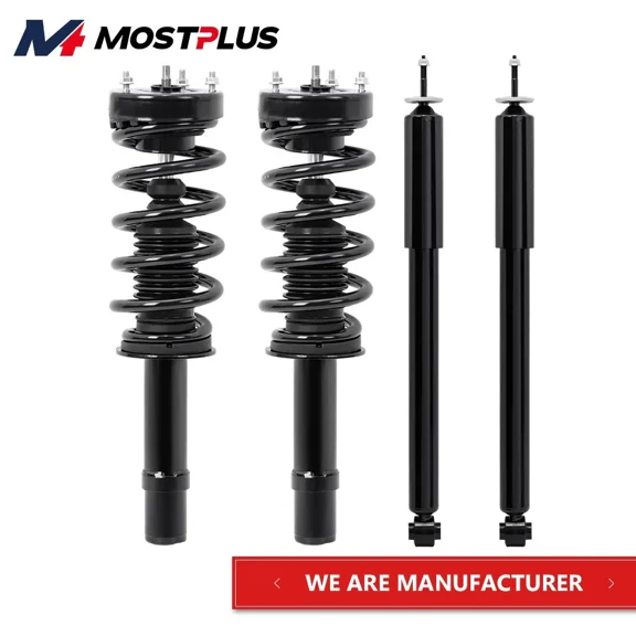 MOSTPLUS Set(4) Front+Rear Shocks Struts for 2012-19 Dodge Charger Chrysler 300 AWD 3.6L