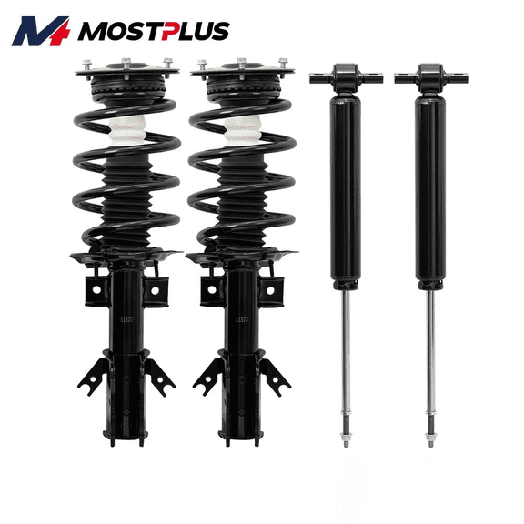 MOSTPLUS Set(4) Front+Rear Struts Shocks Assembly for 2013-2020 Ford Fusion 2.0L 2.5L