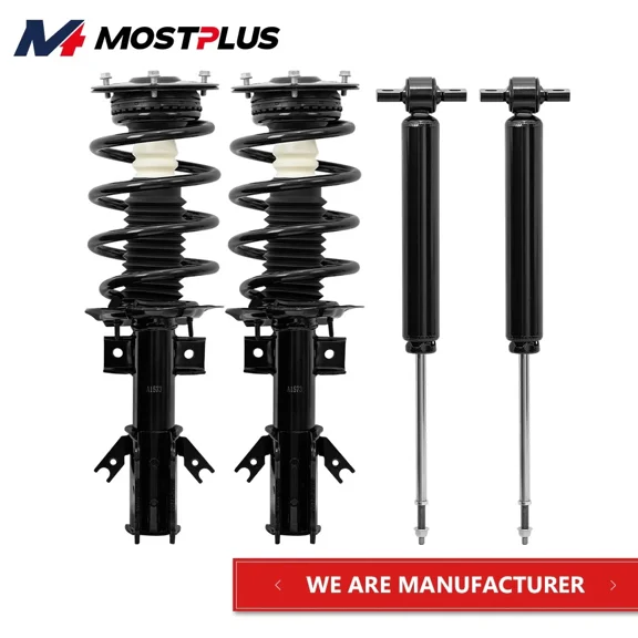 MOSTPLUS Set(4) Front+Rear Struts Shocks Assembly for 2013-2020 Ford Fusion 2.0L 2.5L