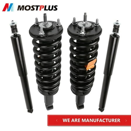 MOSTPLUS Set(4) Shock Absorbers Struts Assembly for 2000-2006 Toyota Tundra Front & Rear