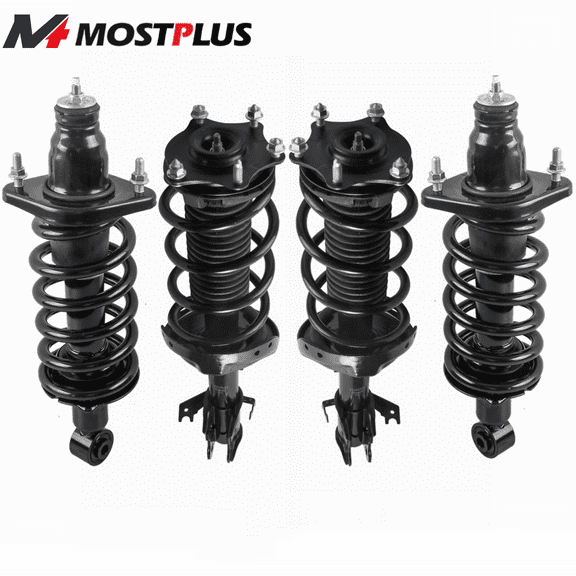 MOSTPLUS Set(4) Shocks Struts w/ Coil Spring Assembly for 2007-2011 Honda CR-V CRV 2.4L