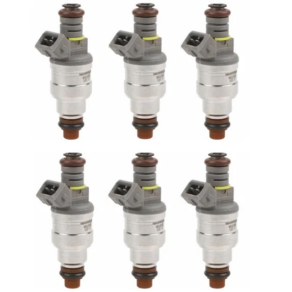 MOSTPLUS Set (6) Flow Matched Fuel Injectors Set for Ford 6 Cyl 3.8L 4.9L F1ZE-B4C