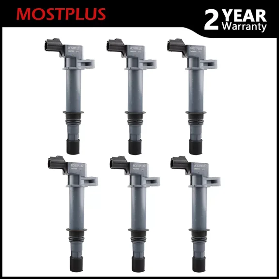 MOSTPLUS Set(6) Ignition Coils for Dodge Jeep Mitsubishi 3.7L V6 4.7L V8 UF270 C1231