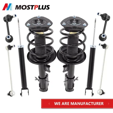 MOSTPLUS Set(8) Front & Rear Struts Shock w/ Sway Bars for 2007-2012 Nissan Altima 2.5L