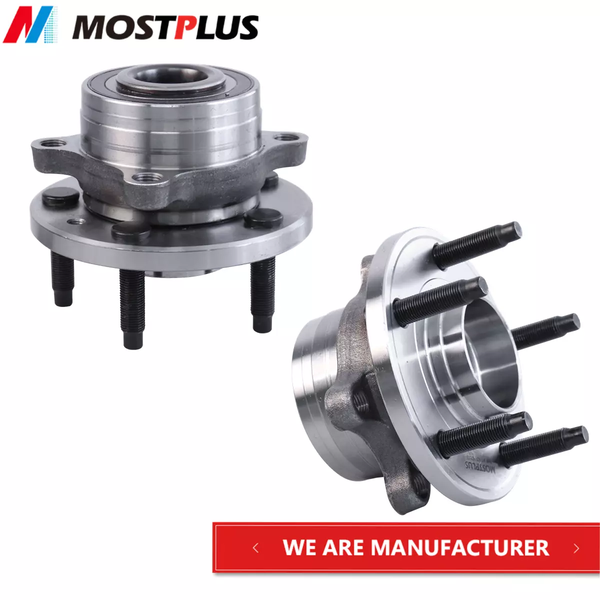 MOSTPLUS Set of 2 Front/Rear Wheel Hub Bearing Assembly for 2011-2018 Ford Explorer 512460