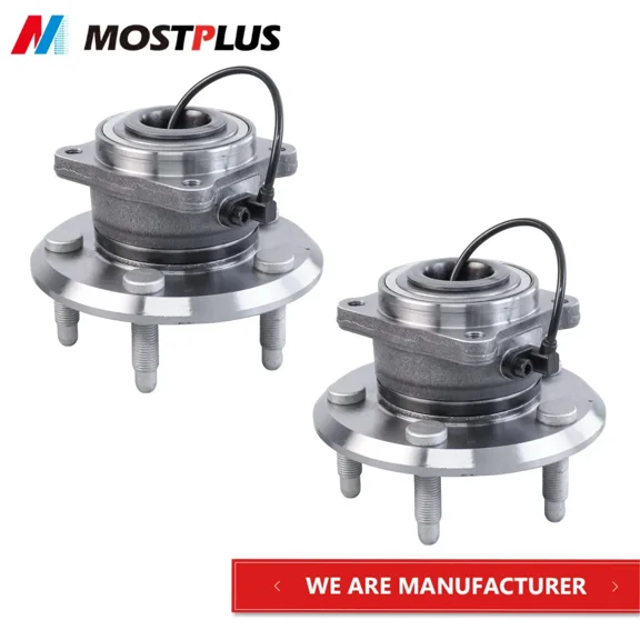 MOSTPLUS Set of 2 Rear Wheel Hub Bearing Assembly for 2010-2017 Chevy Equinox GMC Terrain