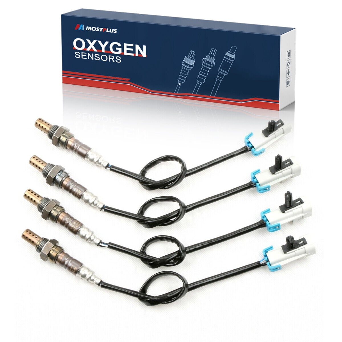 MOSTPLUS Set of 4 O2 Oxygen Sensors for 03 04 05 GMC Sierra 1500 5.3L ...