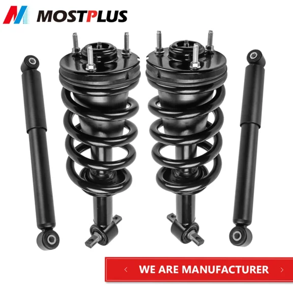 MOSTPLUS Shock Struts Absorbers Assembly for Chevy Avalanche Suburban Tahoe GMC Yukon