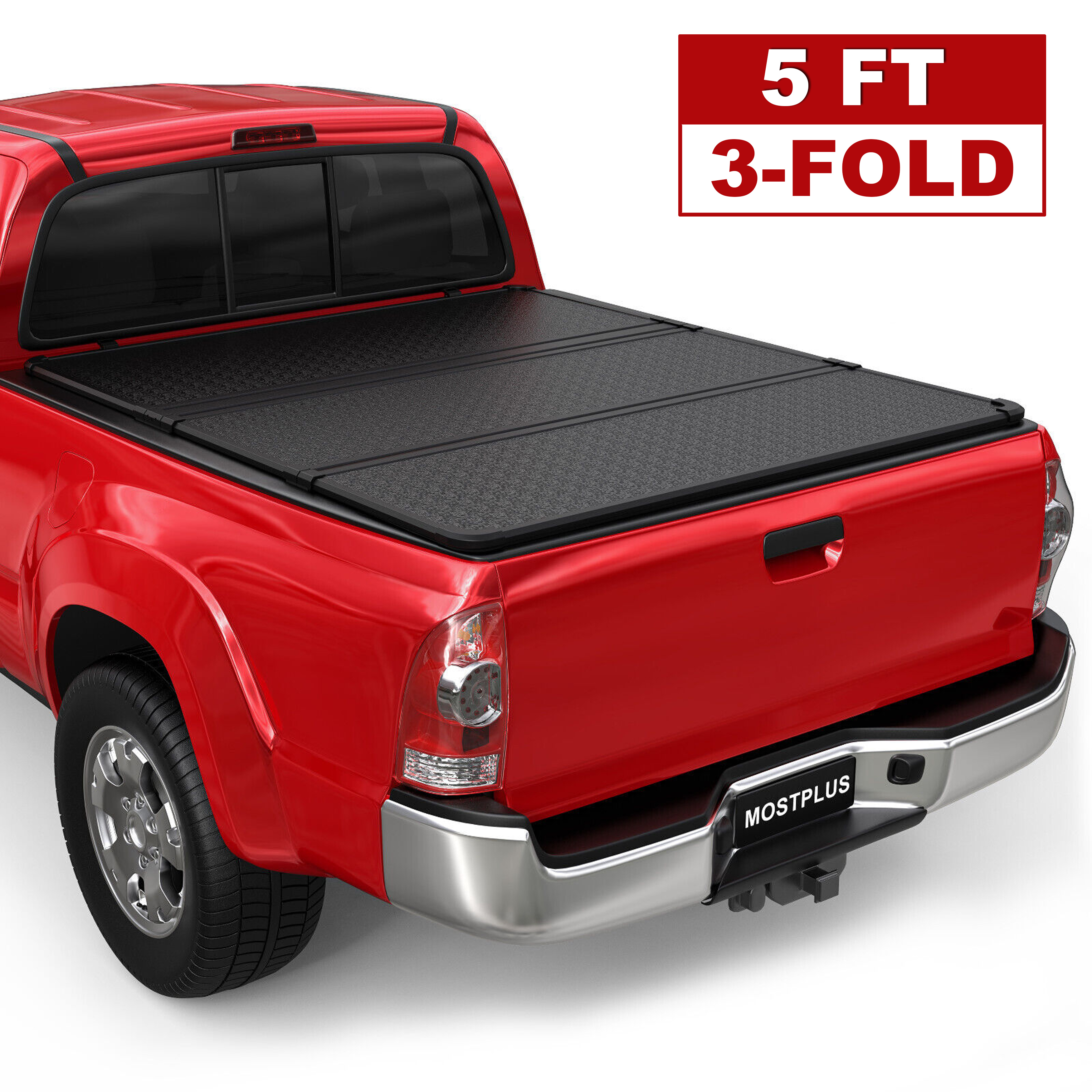 BACKRACK 50327 Truck Bed Over The Rail Headache Rack Tonneau Kit Compatible with 20052015